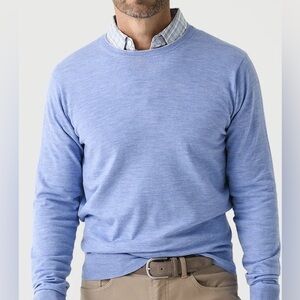 PETER MILLAR Crown Crafted Excursionist Flex Crewneck Wool Sz XL
